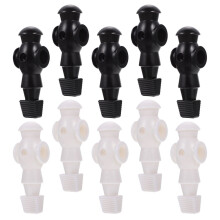 Foosball Figures Assorted Color Resin Tabletop Soccer Players for Decor 10Pcs