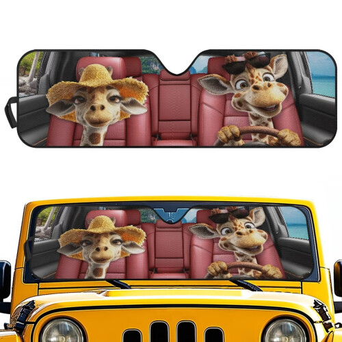 Foldable Windshield Sun Shade for Jeep Wrangler 2007–2023