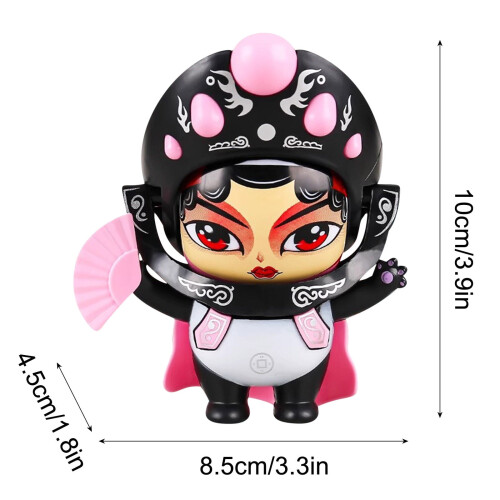Sichuan Opera Plush Doll with 5 Changeable Faces 2