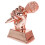 Contest Trophy Microphone Rose Gold Resin 1 Pack 1
