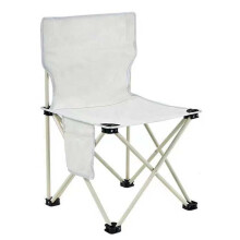 Portable Folding Camp Chair with Mesh Side Pocket Thickened Fabric Sturdy Leisure Sketching Chair and Storage Bag for Outdoor