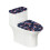 Comodo copriwater regolabile per bagni moderni, con base elasticizzata e bordo elastico, lavabile e riutilizzabile. 1