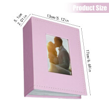 Album photo en cuir en liquidation avec espace mémo, grand format, idéal pour mariage, naissance, vacances – Convient à la maison et à la