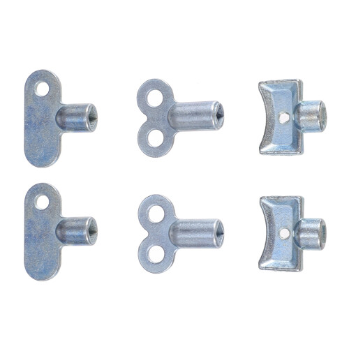 Exhaust Valve Key for Radiator 3 Pieces