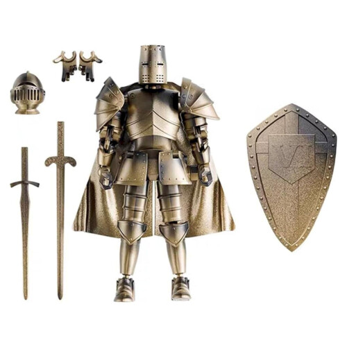 Medieval Knight Action Figure Movable Multi-Jointed 3D