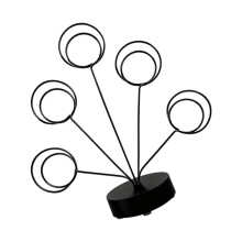 Photo Tree Stand with Adjustable Metal Wires and Round Base