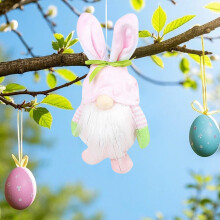 Easter Bunny Desk Doll Cartoon Holiday Decoration