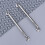 Stainless Steel Bathroom Grab Bar 2.5x40cm 2 pcs 7