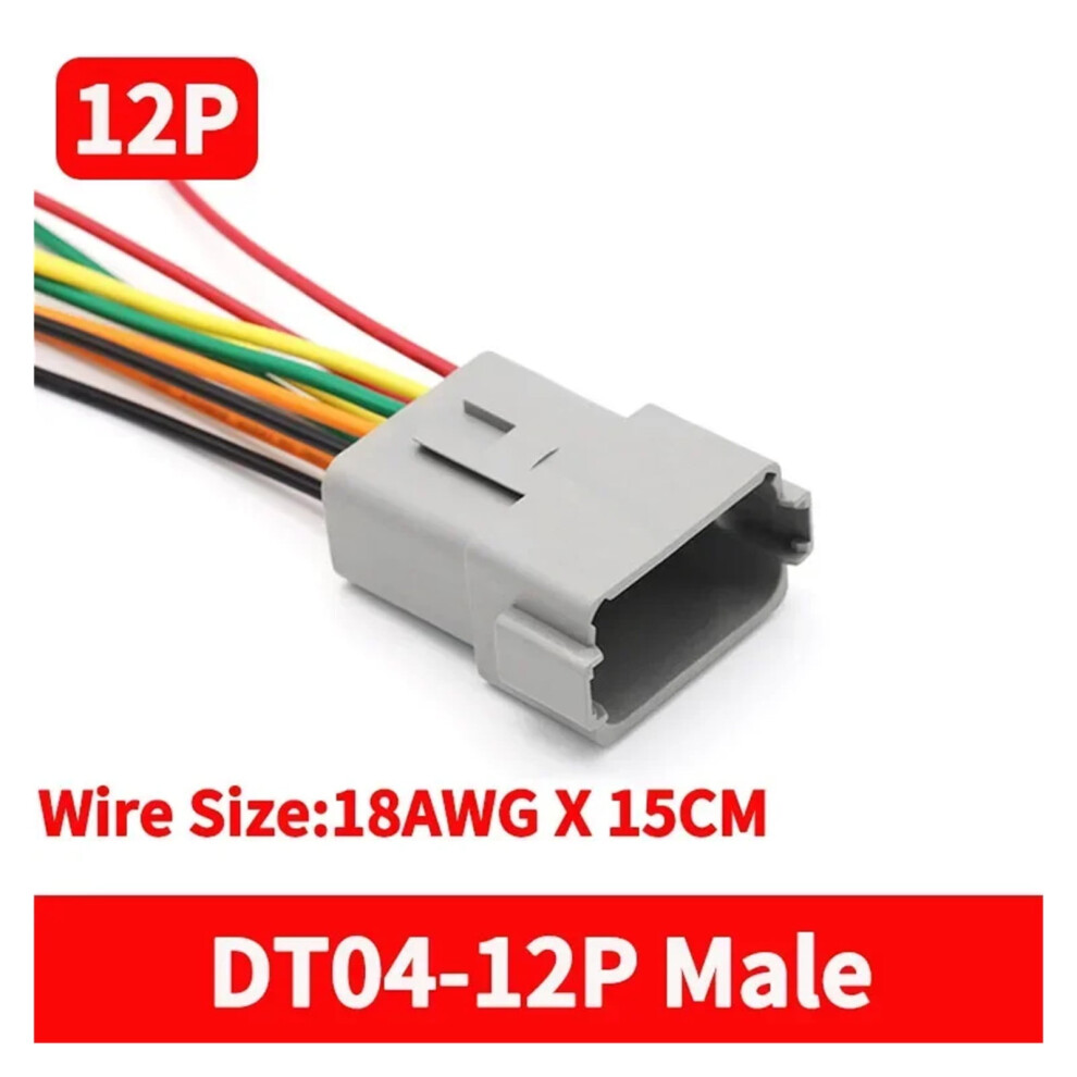 Dt Connector With 15Cm Wiring Harness Dt06-2S/Dt04-2P 962125142068