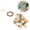Rattan Parrot Toy Assorted Colors 15.5 Inch 1