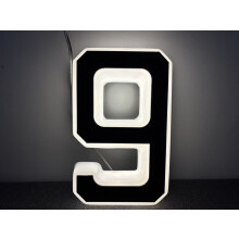 Solar LED House Numbers and Letters 9 Inch IP65 Waterproof