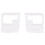 4x Car Side Mirror Assistant Turn Signal Light Indicator for  Forester Xv 15+ 1 2