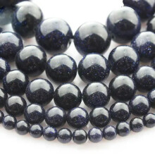 15" Strand Natural Stone Rock Gemstone Round Beads 4mm 6mm 8mm 10mm 12mm-Blue Aventurine-10mm