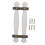 FRCOLOR cabinet drawer pull white 2 pcs 19.3x3.8 cm 6