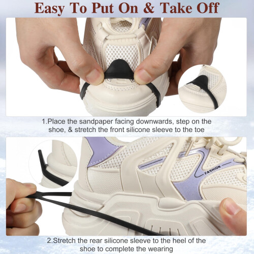 Shoe Covers Anti-slip Rubber Pair 2
