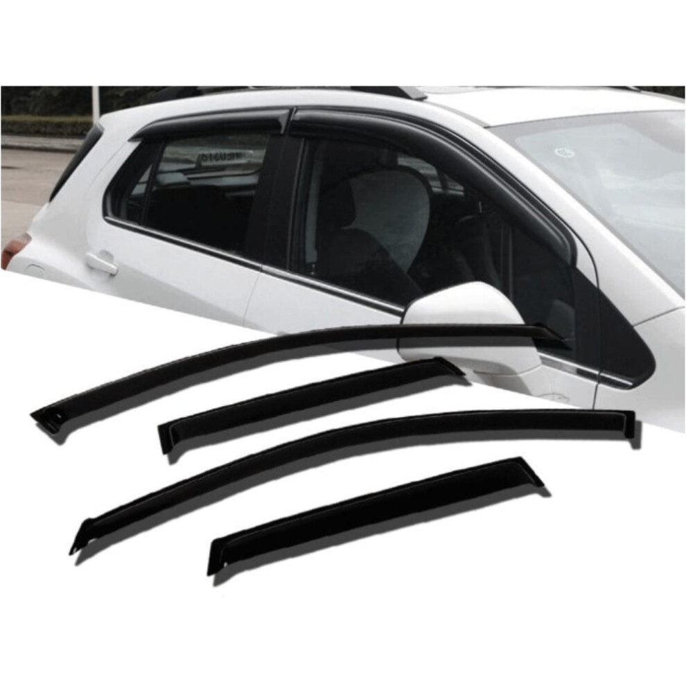Sun Rain Wind Deflectors For Kia Forte 2010Â2012 Dark 968604629808