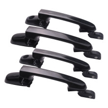 4 Pcs Black Car Door Handle Front Rear LH RH Exterior Car Door Handle, for Accent Attitude 2006-2011