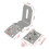 Stainless Steel Door Clasp Lock 1 Piece 1