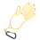 Golf Gloves Support Holder with Carabiner 1 Pack 1