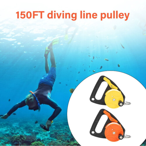 Mulinello da immersione per kayak con fermo a pollice e cricchetto 1