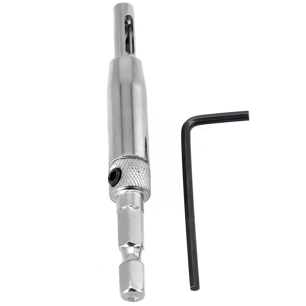 Self-Centering Hinge Drill Bit Set With Hex Wrenches 7-Piece 968604631177