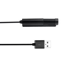 ETEREAUTY Podcast Mic 555B USB Condenser Microphone Black e Recording 1Set