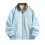 Men's Light Blue Casual Outdoor Jacket Size M 1