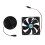 10W Solar Ventilation Fan with Monocrystalline Panel for 1
