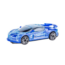 Set van 15 cm (6 inch) speelgoedauto's met wrijvingsaandrijving – duw- en rijfunctie, terugtrektrucks, opwindbare raceauto's – 1 stuk, geschikt