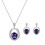 Women's pendant necklace and earring set 1 pair 1