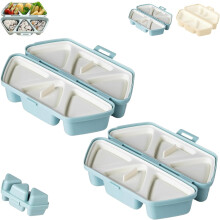 Onigiri Mold Set Silicone Triangle Rice Ball Press 6-Cavity