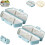 Onigiri Mold Set Silicone Triangle Rice Ball Press 6-Cavity 1