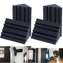 4ks/sada akustických basových pastiček, vínová zvuková izolace stropu pro rohové studio