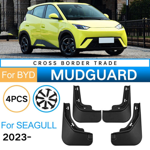Bavettes de protection de roues en ABS pour BYD Seagull 2023