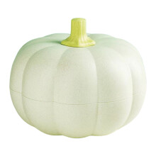 Pumpkin Snack Tray Double Layer Stacked Holder with Lid Serving Platter Halloween Thanksgiving Decor Party Candy Fruit Nut Dish Display