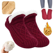 Warm Fuzzy Winter Socks for Women - Warm Thick Socks, Thermal Snow Socks for Cold Weather