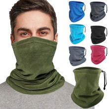 Neck Gaiter Face Mask Windproof Washable Adjustable