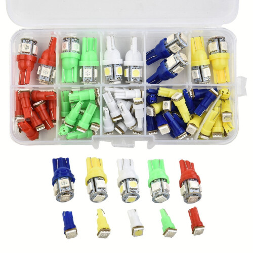 LED Instrument Panel Cluster Lights T5 T10 70 pcs