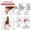 Bärbart dörrlås för hem, hotell och lägenhet, 2-pack 4