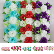 Artificial Roses Row Fabric DIY Wedding Decor