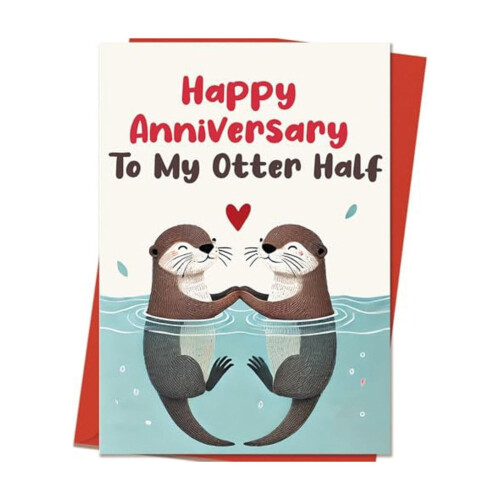 Anniversary Card for Husband and Wife 1 Pack