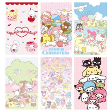 Unframed Watercolor Posters Set of 6 (8"x10") – Kids Bedroom, Nursery & Game Room Decor, Cartoon Anime Art, Gift – Compatible with standard frames