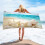 Beach Towel Oversized Packable 75x150 cm 1