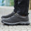 Herren-Wanderschuhe, Dunkelgrau, Größe 42 2