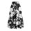 Women's Black Solid Maxi Skirt with Ruffles 1