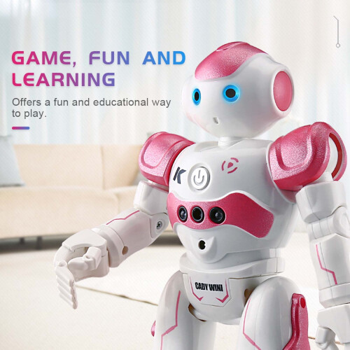 Smart RC Robot Toy with Gesture Sensing and Dancing Action