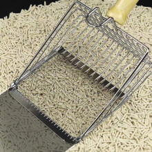 Stainless Steel Cat Litter Scoop & Pooper Scooper, Wide Sifting Surface – Compatible with All Litter Boxes