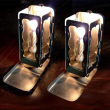 Folding Pocket Candle Lantern 1900 (2 Pcs) – Decorative Candle Lantern for Camping, Hiking, Travel – Compatible with Real Candles