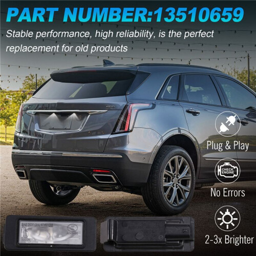 2 Pezzi di Luce Targa per Auto per  Xt5 Ct6 per  13510659 2