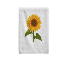 Sunflower Hand Towels for Bathroom Cotton Face Towel Decorative 15.5x29.5 inch